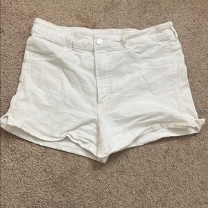 Classic White Women's Shorts